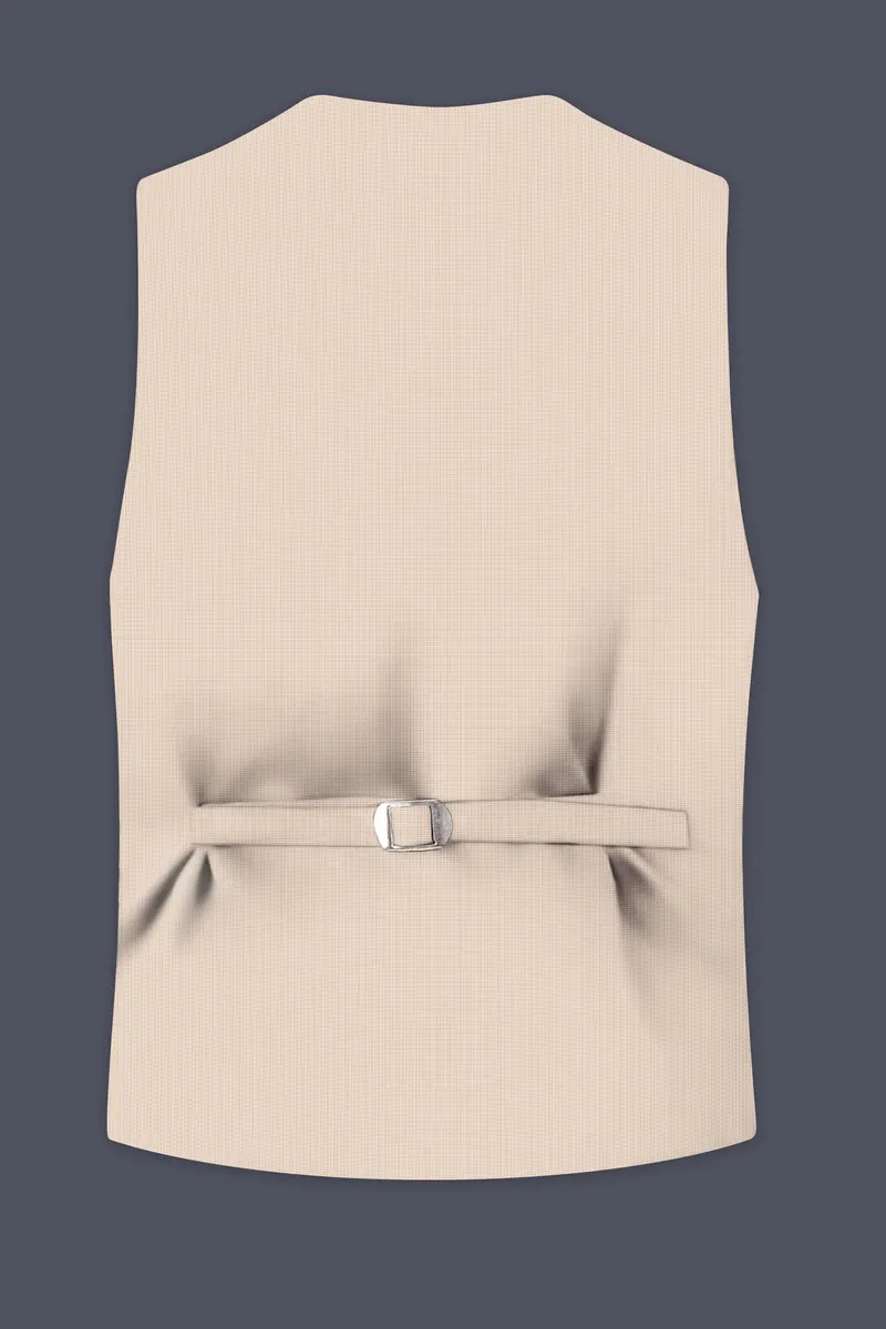 Pale Spring Cream Waistcoat 4