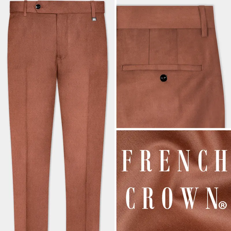 Palliser Brown Wool Rich Pant 1