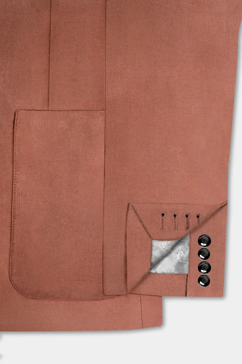 Palliser Brown Wool Rich Single Breasted Sports Blazer 6