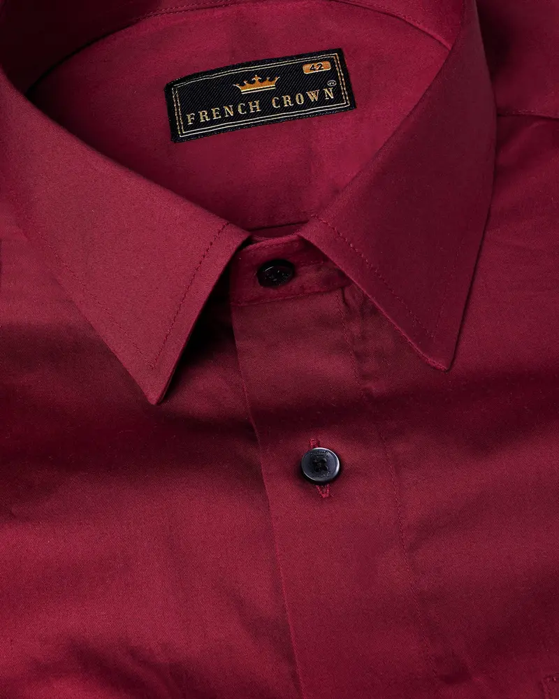 Paprika Red Super Soft Premium Cotton Shirt 1