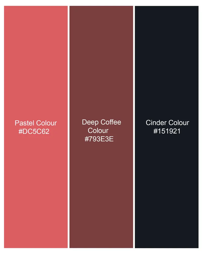 Pastel Pink With Deep Coffee Brown Abstract Printed Super Soft Premium Cotton Shirt 10