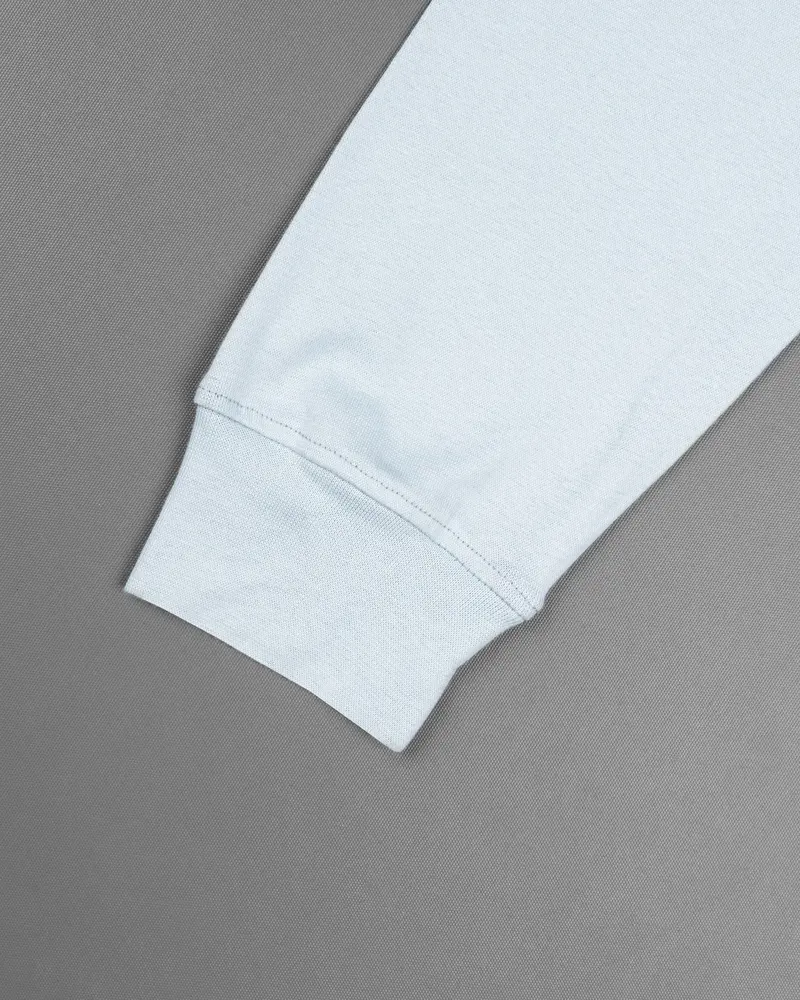 Pattents Blue Full Sleeve Premium Cotton Jersey Sweatshirt 5