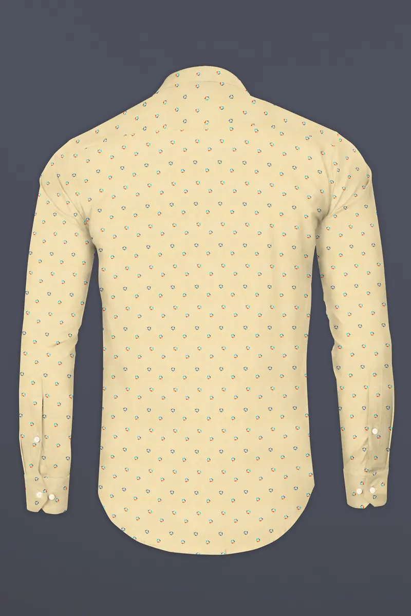 Pavlova Brown Printed Twill Premium Cotton Shirt 5