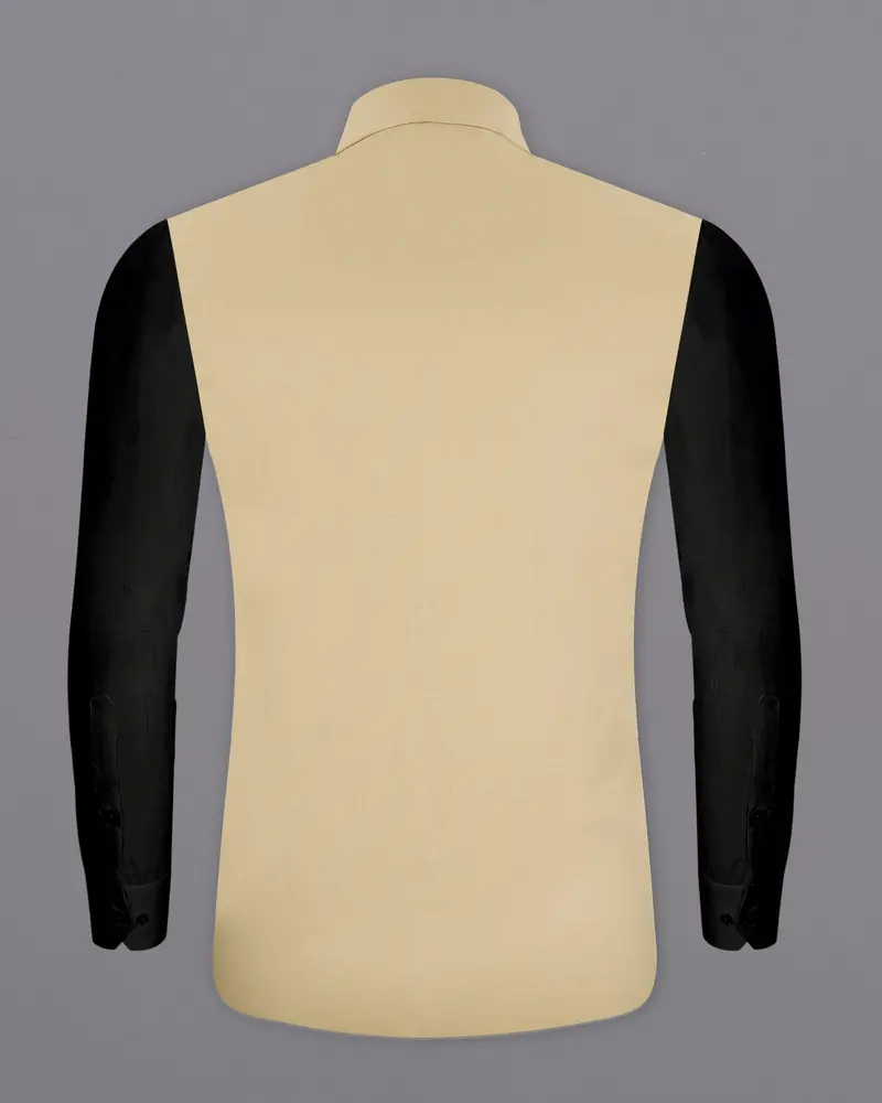 Pavlova Cream Solid Stretchable Premium Cotton Traveler Nehru Jacket 6