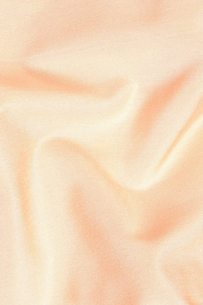 Peach Subtle Sheen Viscose Kurta Set 3