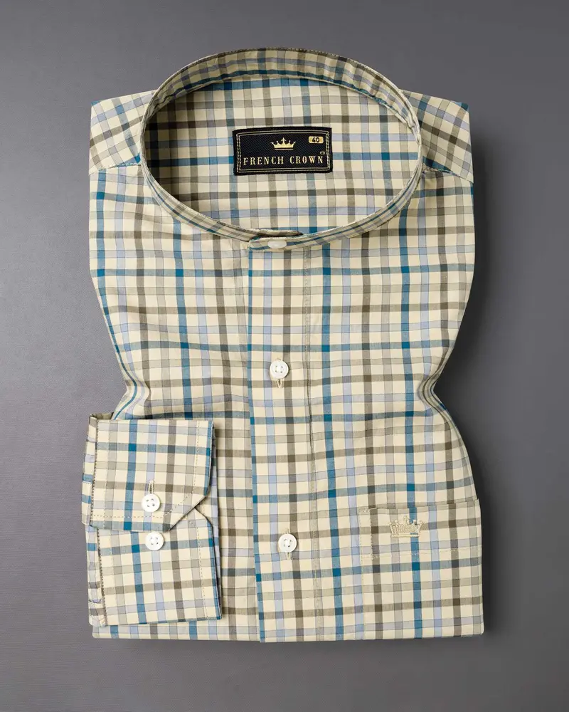 Pearl Bush Gingham Premium Cotton Shirt 2