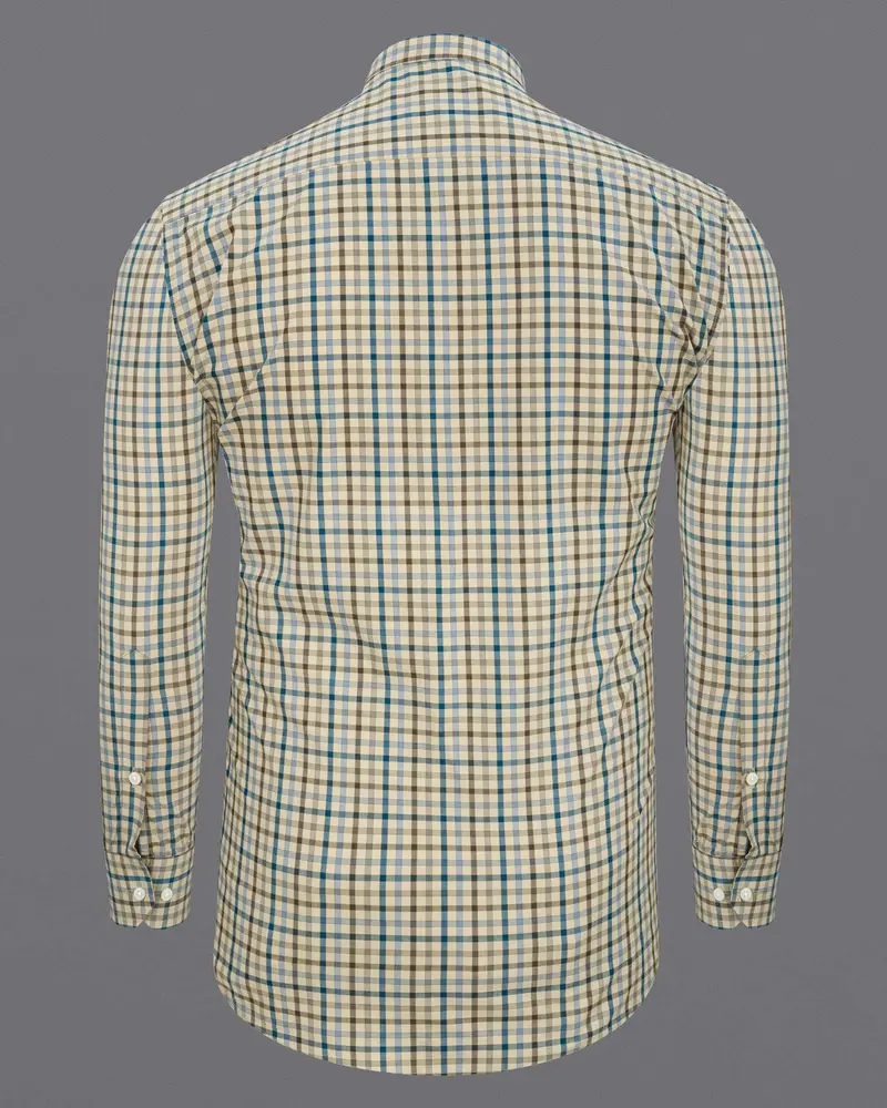 Pearl Bush Gingham Premium Cotton Shirt 7