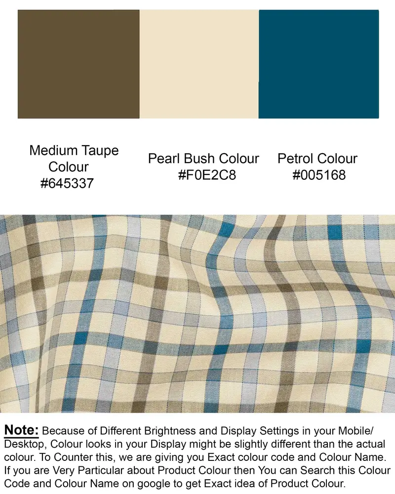 Pearl Bush Gingham Premium Cotton Shirt 8