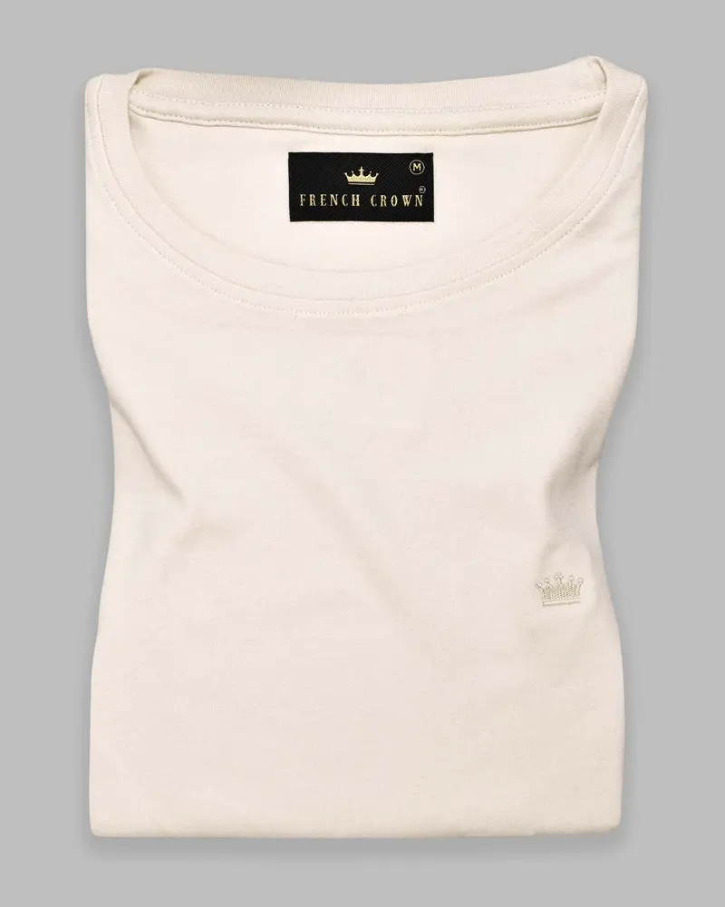 Pearl Cream Super Soft Organic Cotton T-Shirts 2