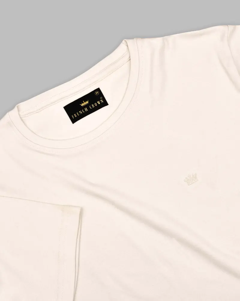 Pearl Cream Super Soft Organic Cotton T-Shirts 4