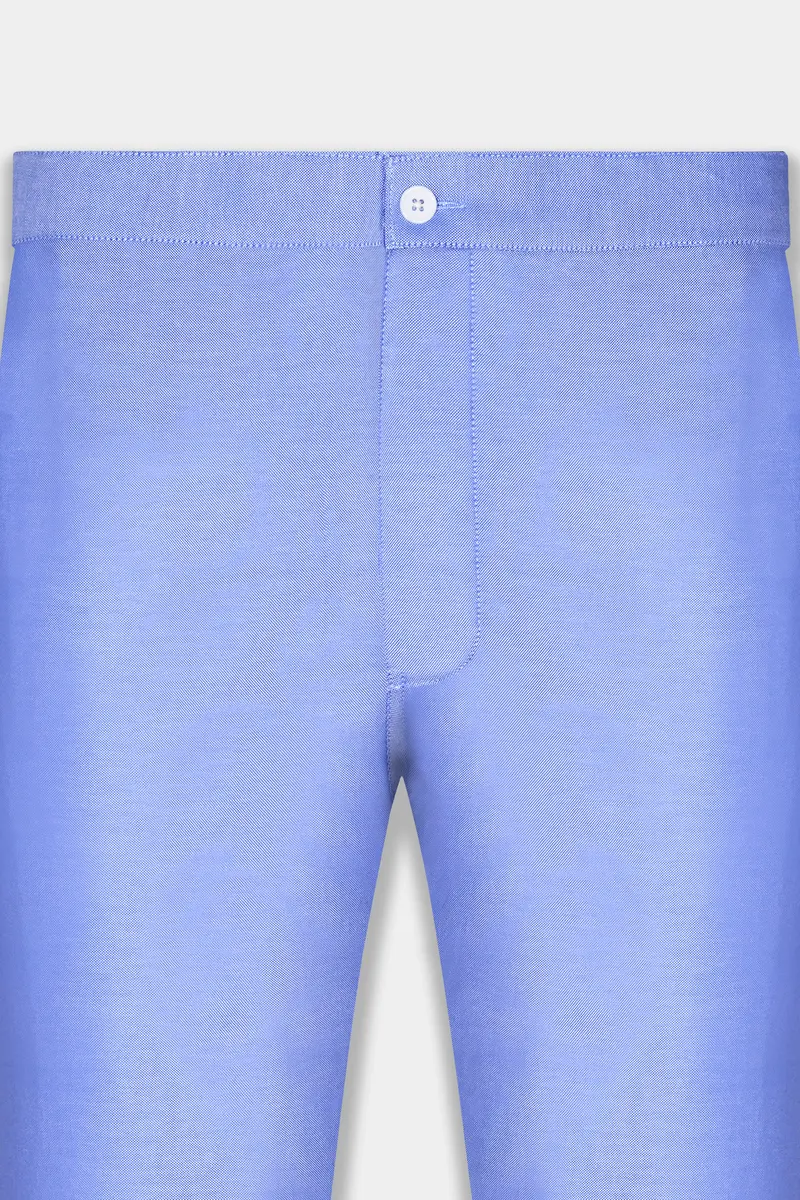 Perano Blue Super Soft Royal Oxford Cotton Lounge Pant 5