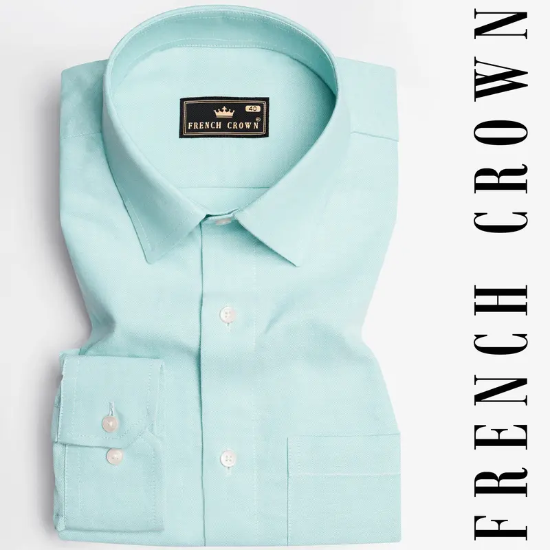 Periglacial Blue Royal Oxford Shirt 1