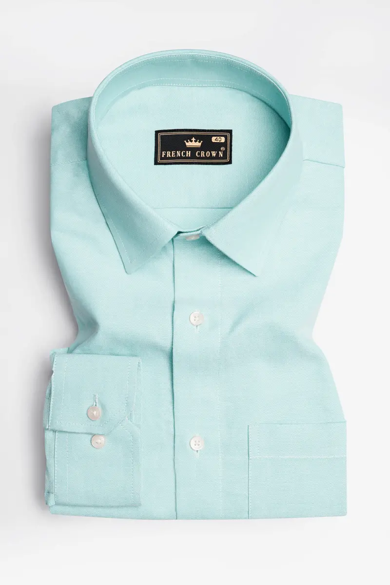 Periglacial Blue Royal Oxford Shirt 4