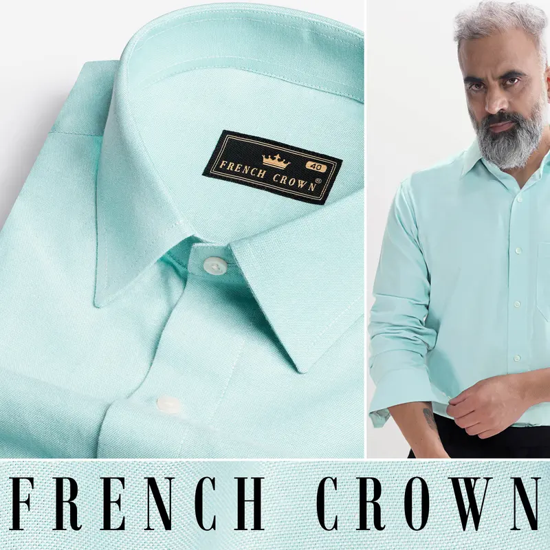 Periglacial Blue Royal Oxford Shirt 5