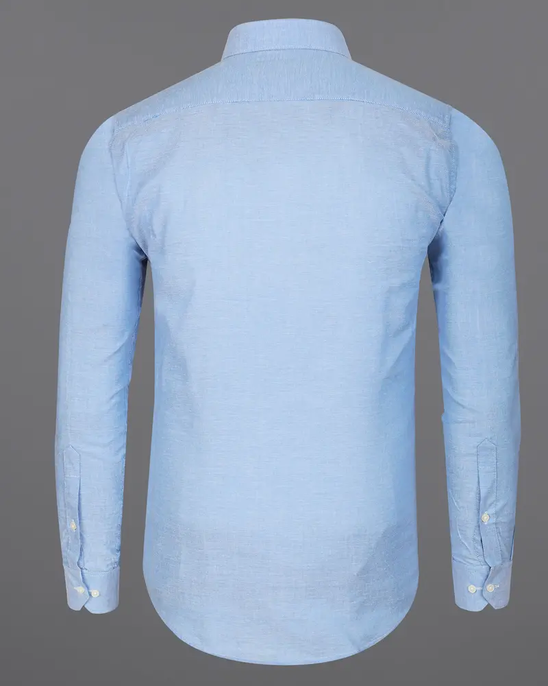Periwinkle Blue Royal Oxford Shirt 6