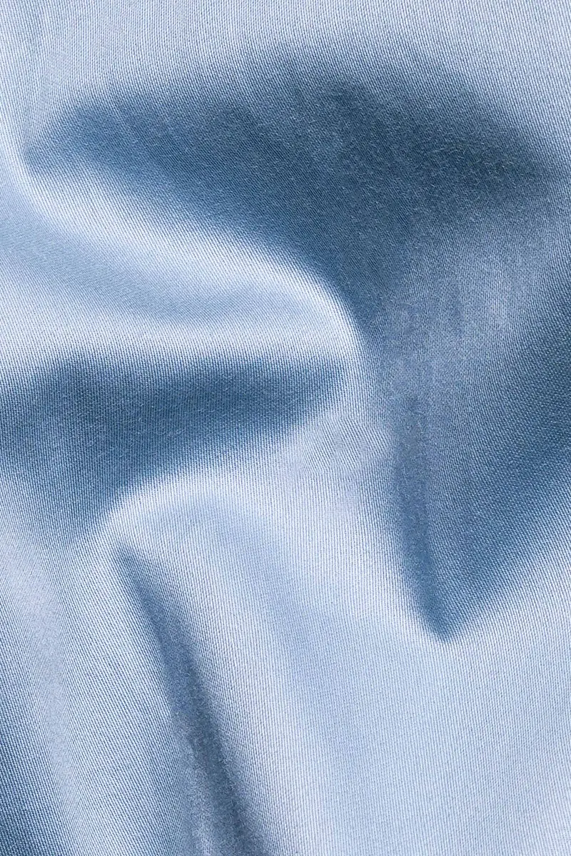 Periwinkle Blue Subtle Sheen Super Soft Premium Cotton Shirt 2
