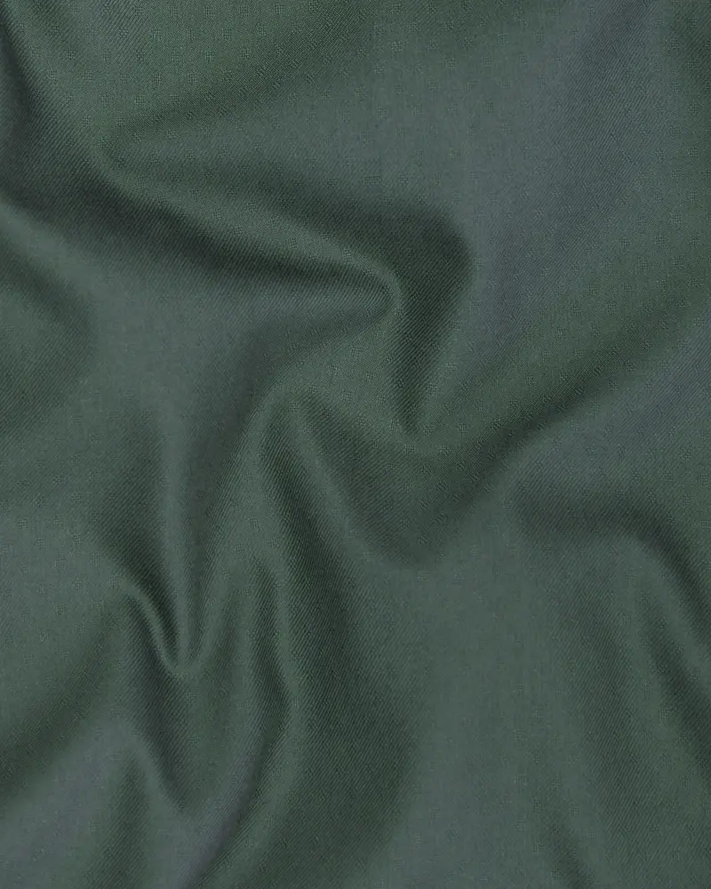 Phthalo Green Micro Dots Wool Blend 3