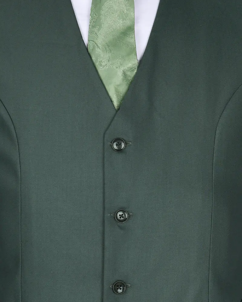 Phthalo Green Micro Dots Wool Blend 4