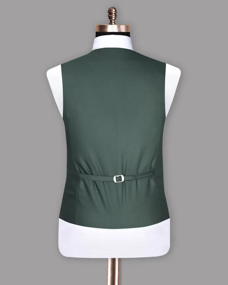 Phthalo Green Micro Dots Wool Blend 5