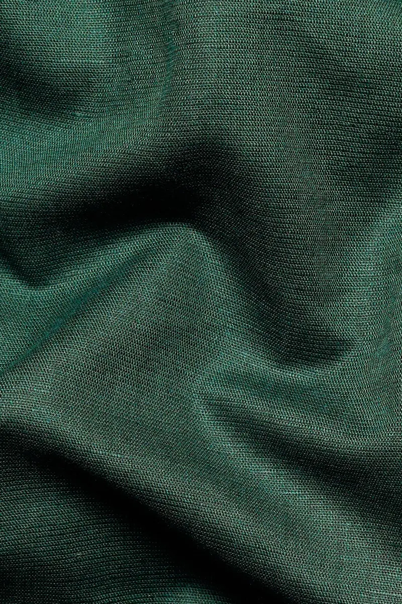 Phthalo Green Subtle Sheen Super Soft Premium Cotton Shirt 3