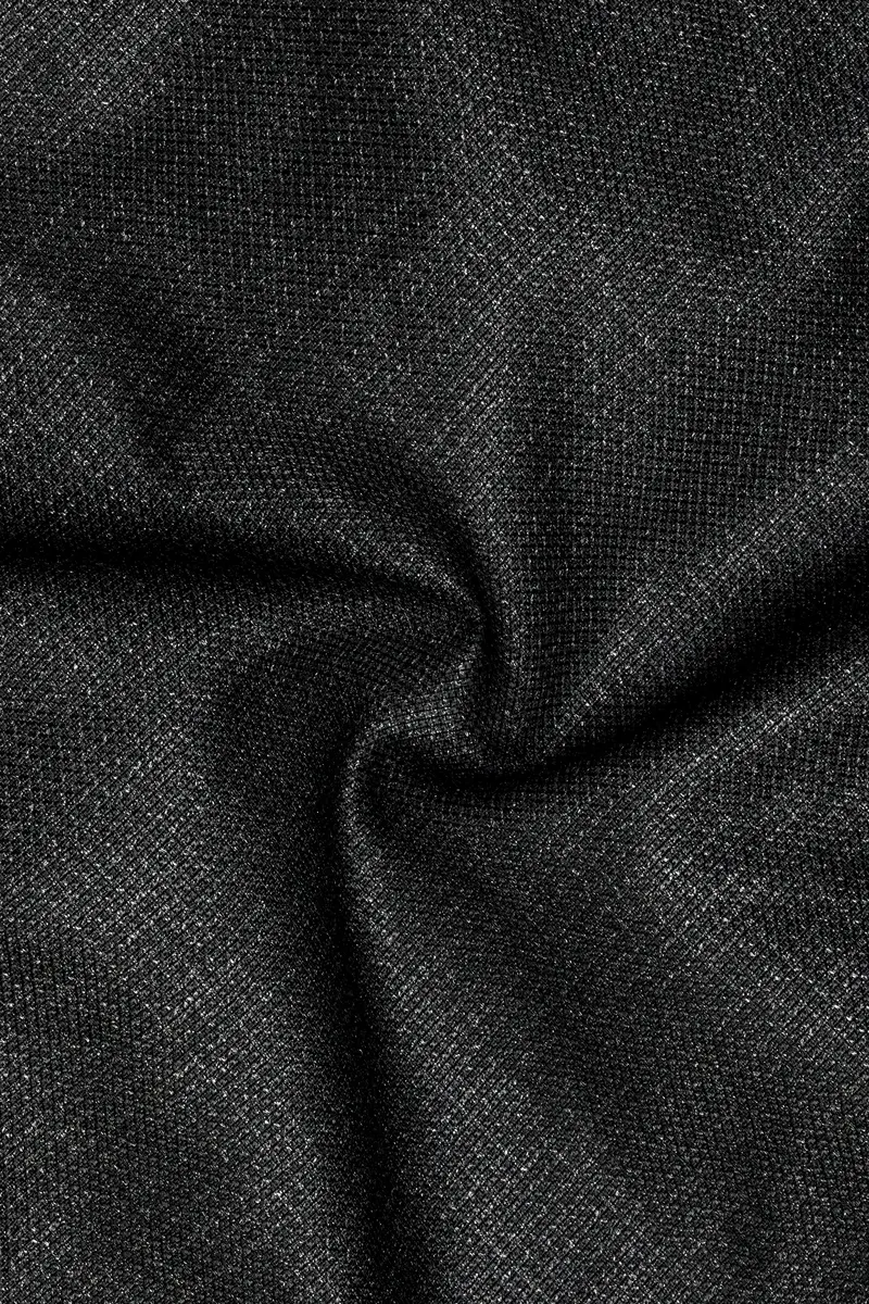 Piano Gray Cross Placket Bandhgala Blazer 3