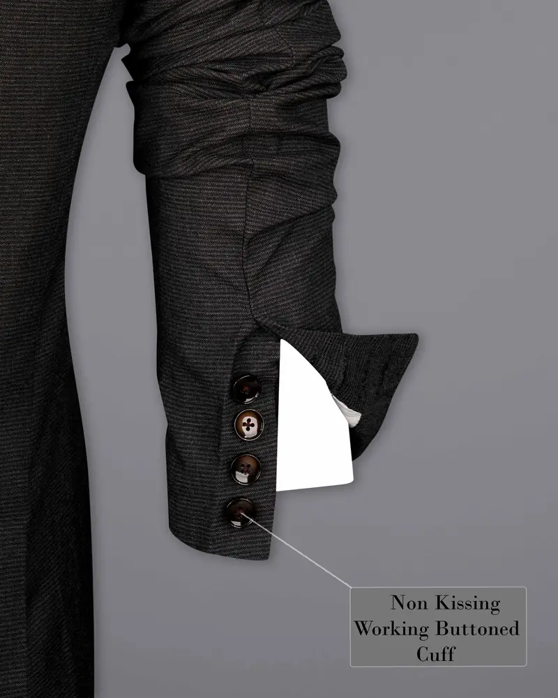 Piano Gray Double Breasted Blazer 10