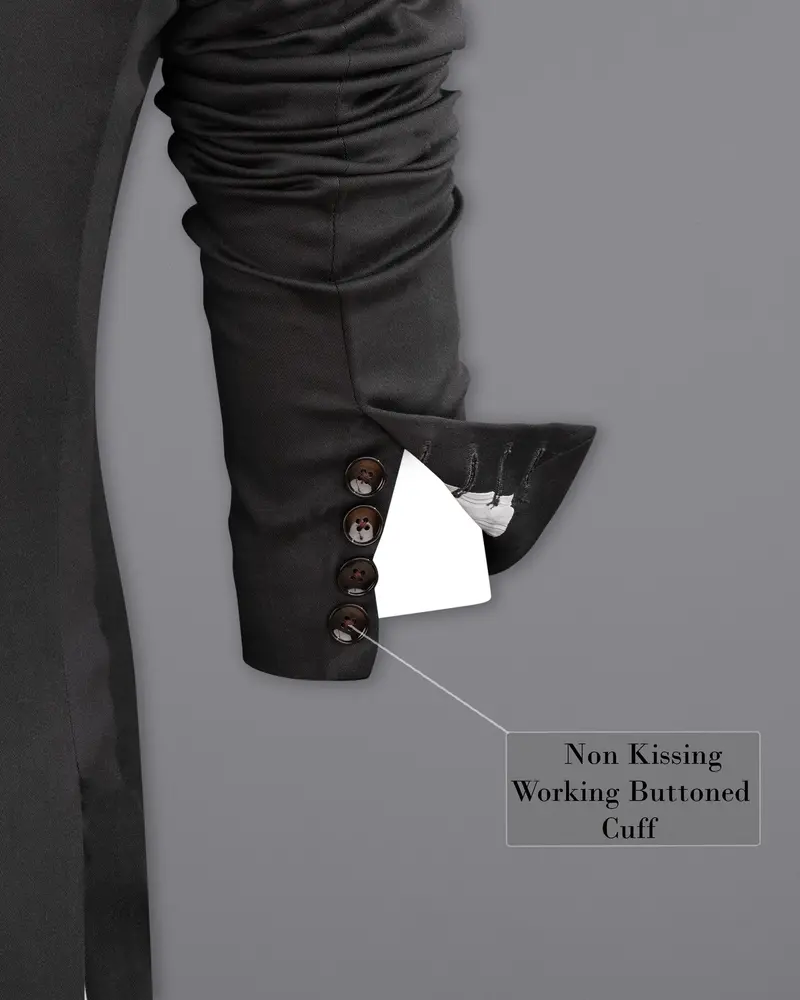 Piano Gray Premium Cotton Blazer 10