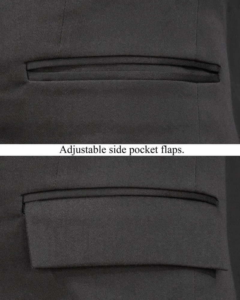 Piano Gray Premium Cotton Blazer 5