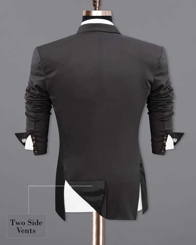 Piano Gray Premium Cotton Blazer 9