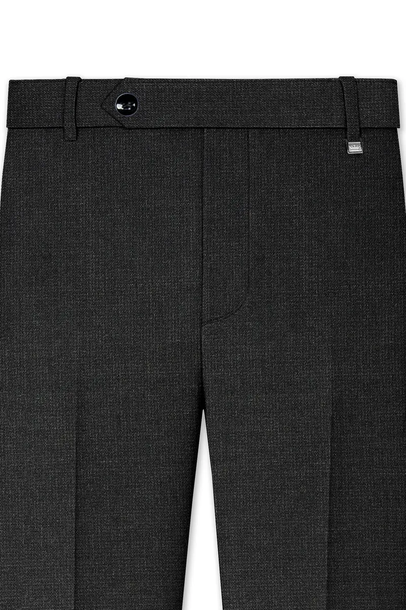 Piano Gray Textured Pant 2