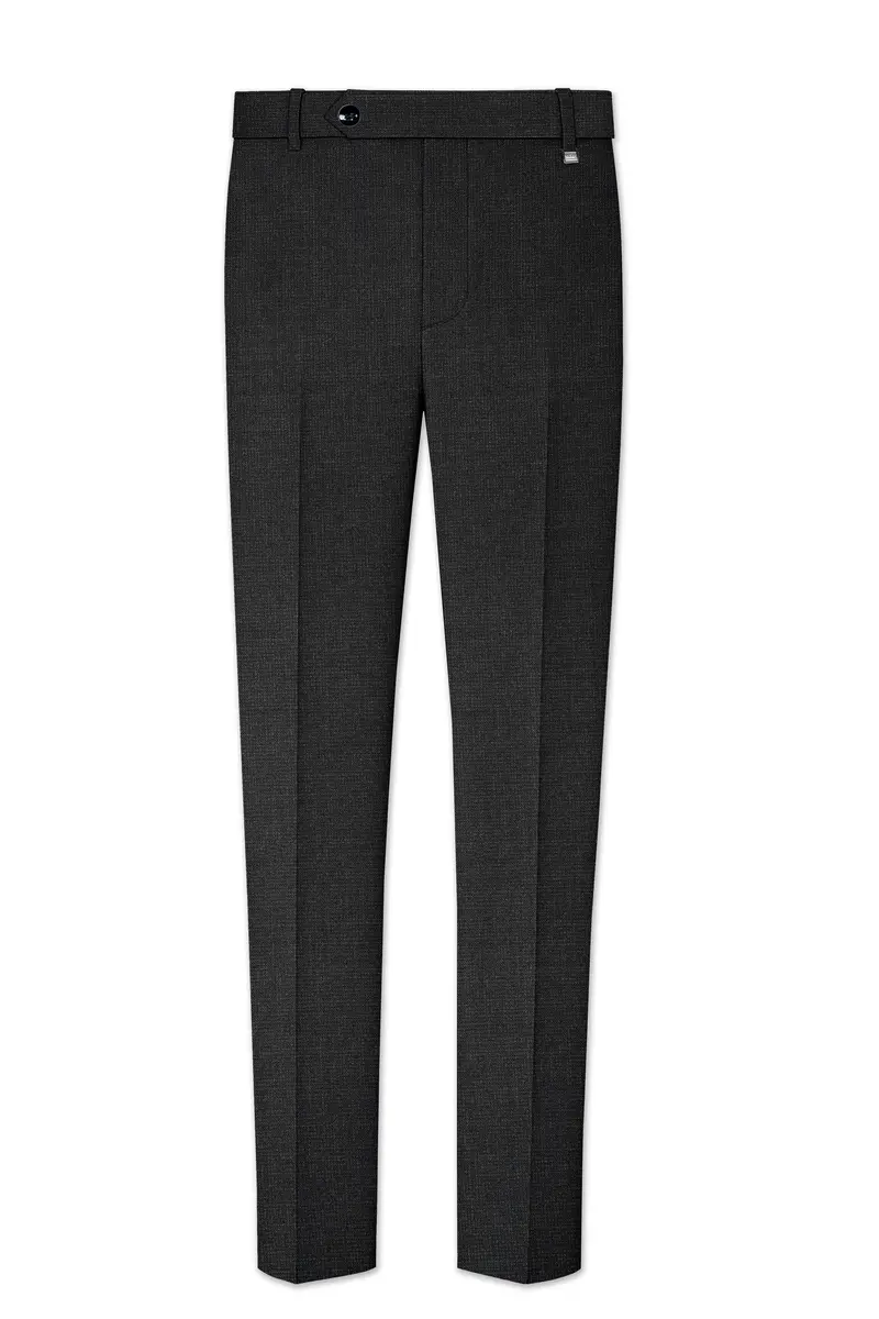 Piano Gray Textured Pant 4
