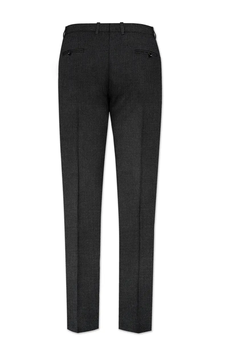 Piano Gray Textured Pant 5