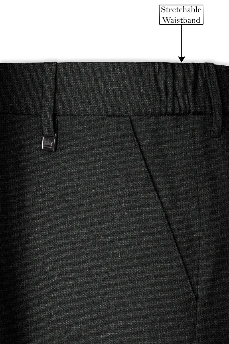Piano Gray Textured Pant 6