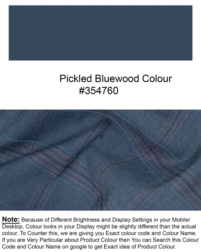 Pickled Bluewood Super Fine Checkered Woolrich Waistcoat 7
