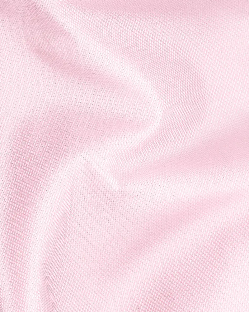 Pig Pink Dobby Textured Premium Giza Cotton Shirt 3