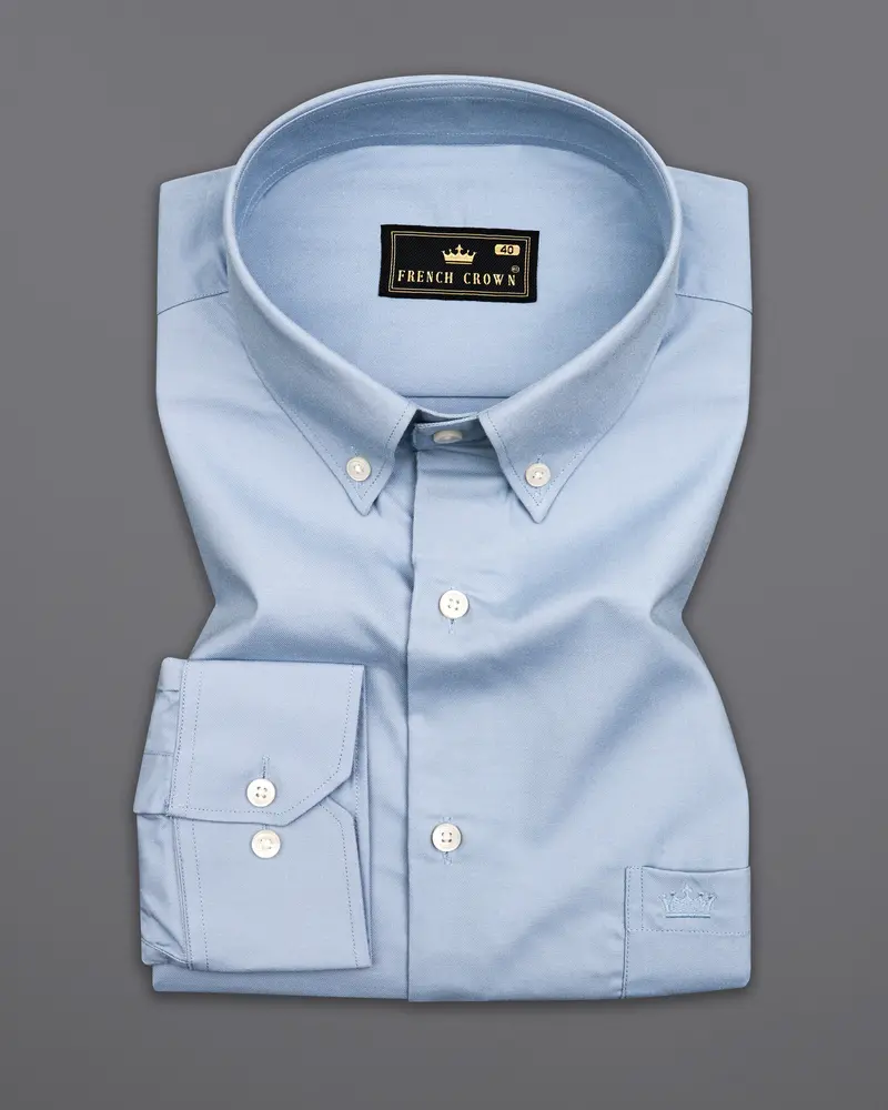 Pigeon Gray Twill Premium Cotton Shirt 3