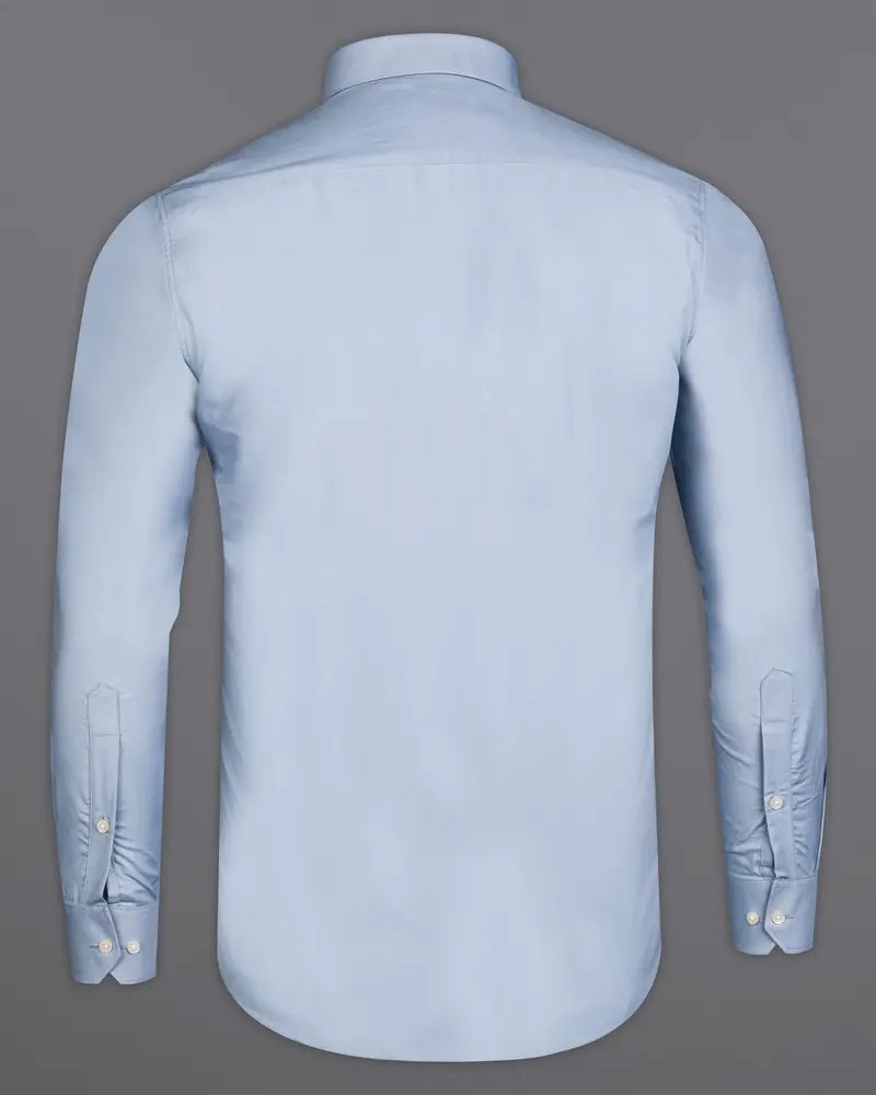 Pigeon Gray Twill Premium Cotton Shirt 6