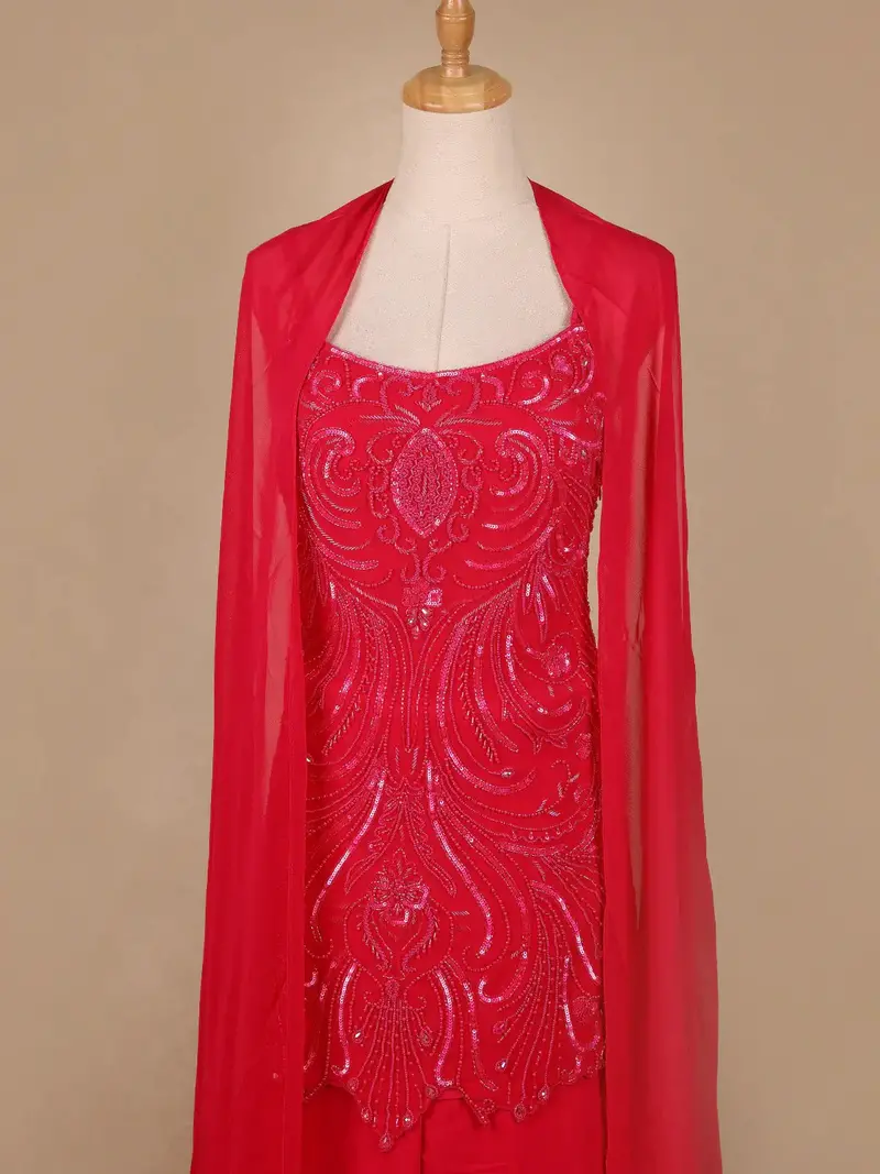 Pink Floral Designed Georgette Sharara Salwar Suit 2