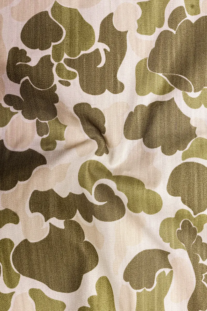 Pinoccchio Cream With Mocha Brown Printed Royal Oxford Shirt 3