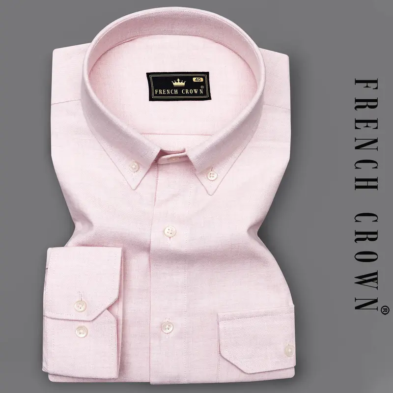 Pinocchio Peach Royal Oxford Overshirt/Shacket 1
