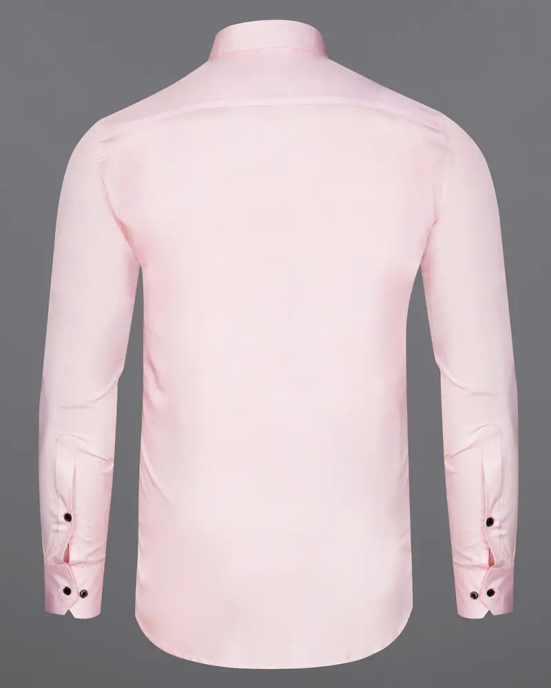 Pinocchio Pink Subtle Sheen Super Soft Premium Cotton Shirt 7