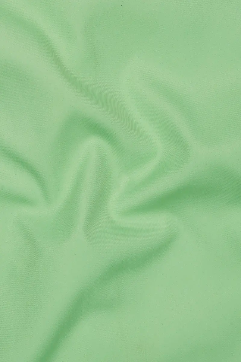 Pistachio Green Wool Rich Nehru Jacket 3