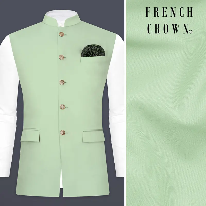 Pixie Green Nehru Jacket 1