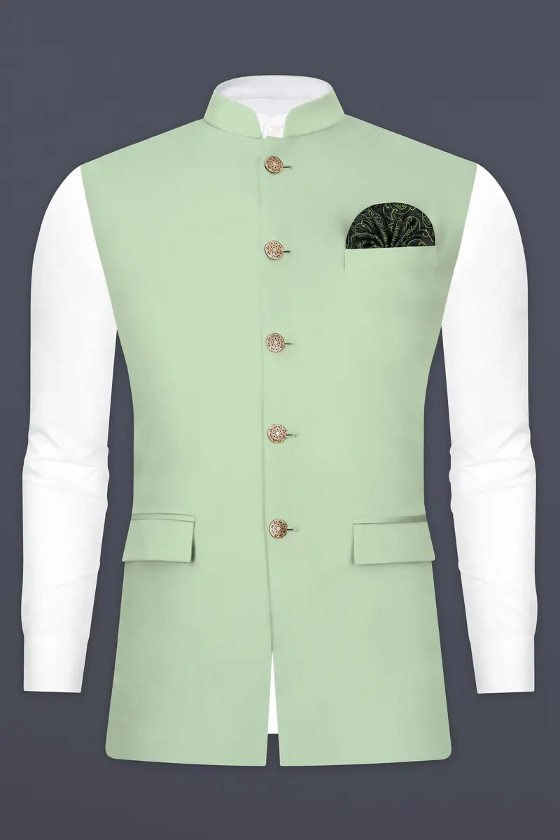Pixie Green Nehru Jacket 2