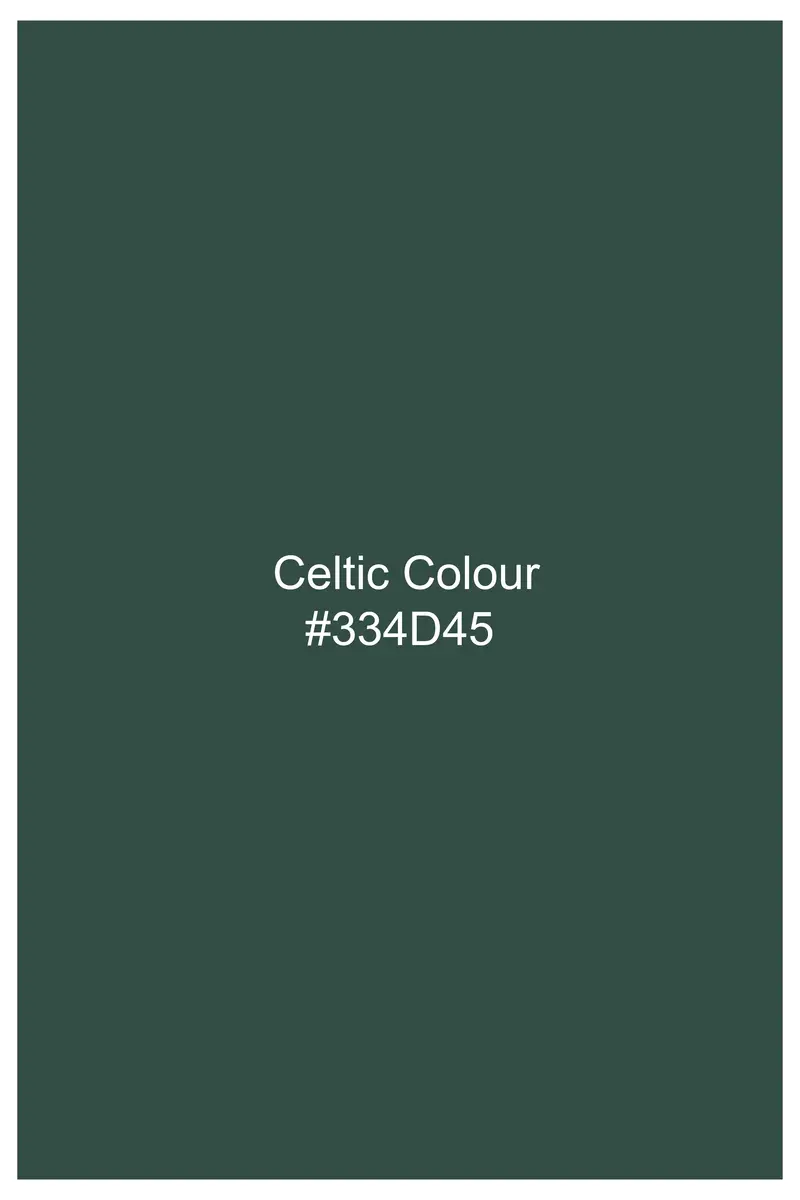 Plaivell-Celtic Green Plaid Super Soft Poplin Giza Cotton Lounge Pant 8