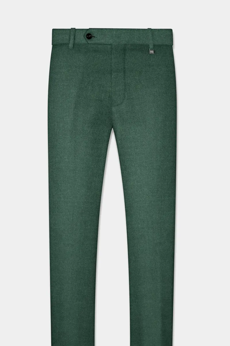 Plantation Green Tweed Pant 2