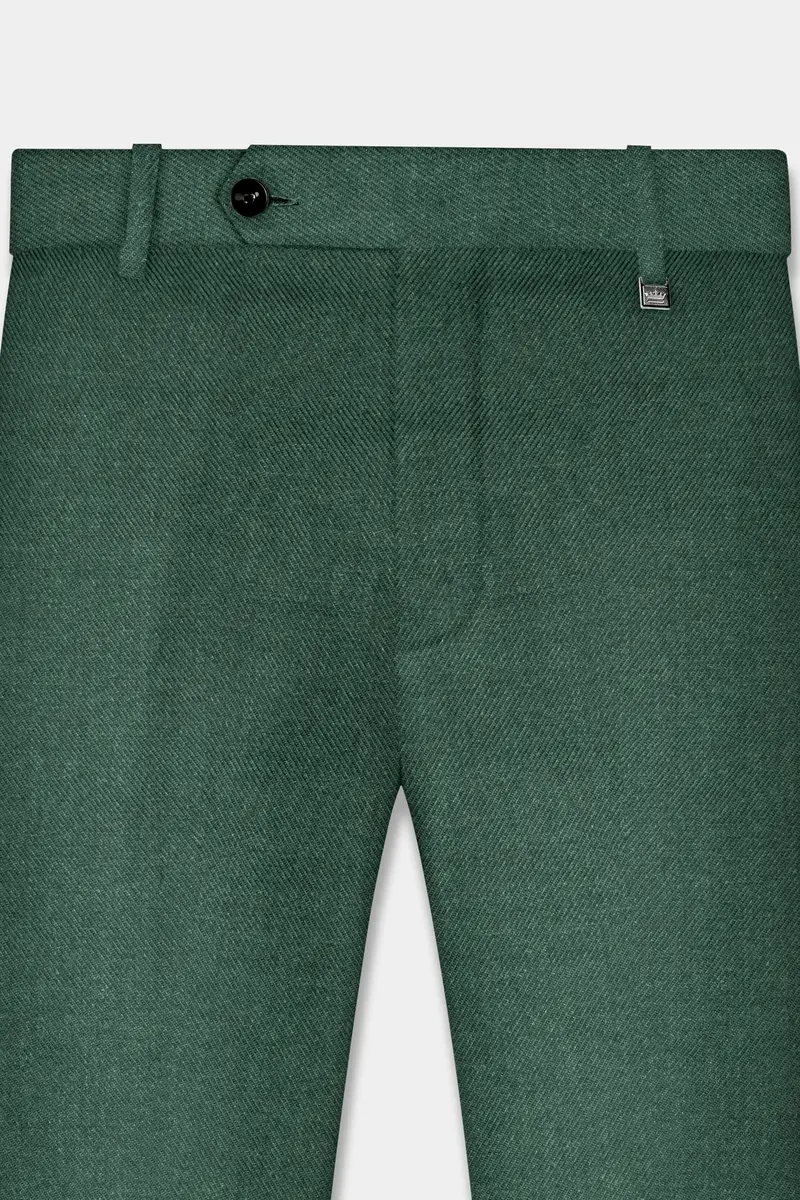 Plantation Green Tweed Pant 5