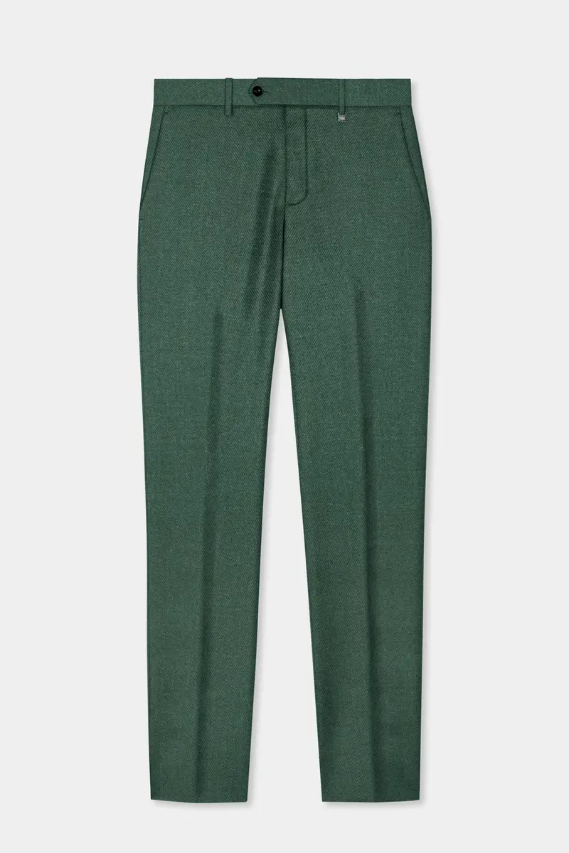 Plantation Green Tweed Pant 6