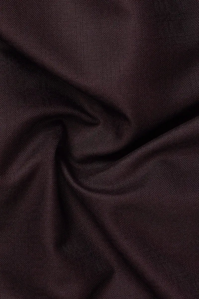 Plum Maroon Wool Rich Pant 3