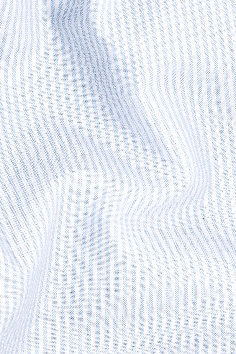 Porcelain Striped Royal Oxford 3